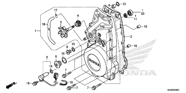 FRONT CRANKCASE COVER