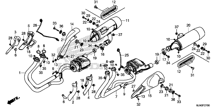 EXHAUST MUFFLER