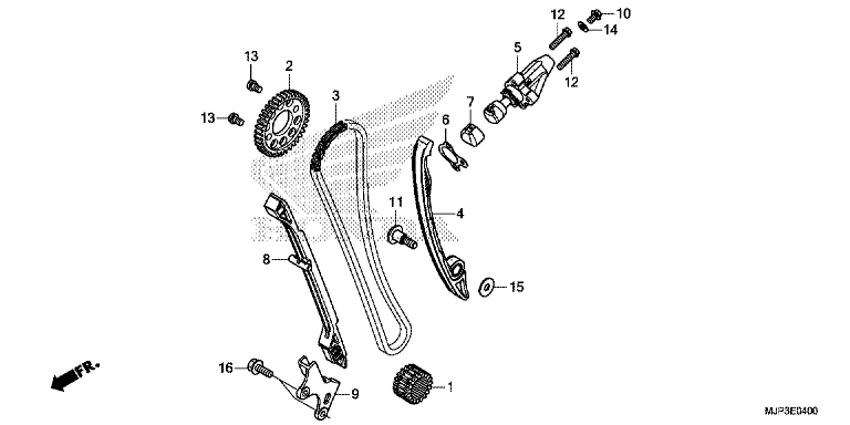 CAM CHAIN/TENSIONER