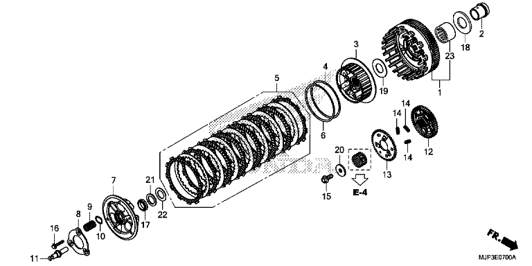 CLUTCH (CRF1000/CRF1000A)