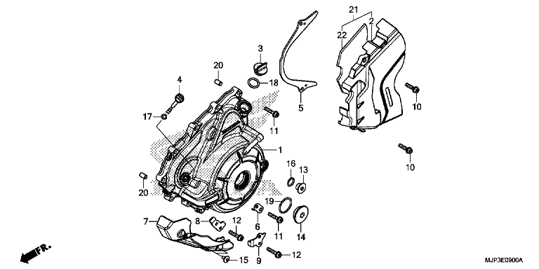 LEFT CRANKCASE COVER