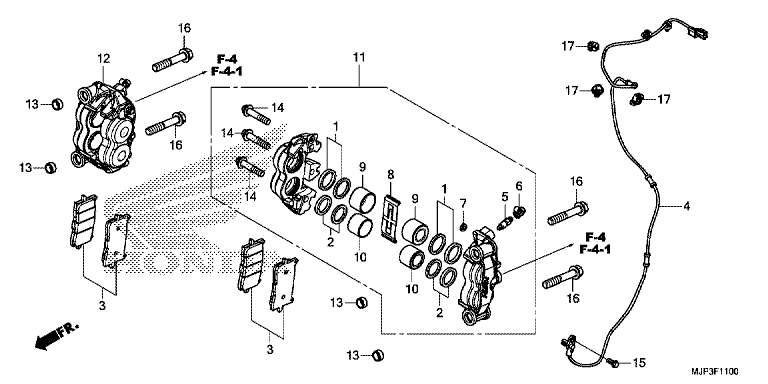 FRONT BRAKE CALIPER