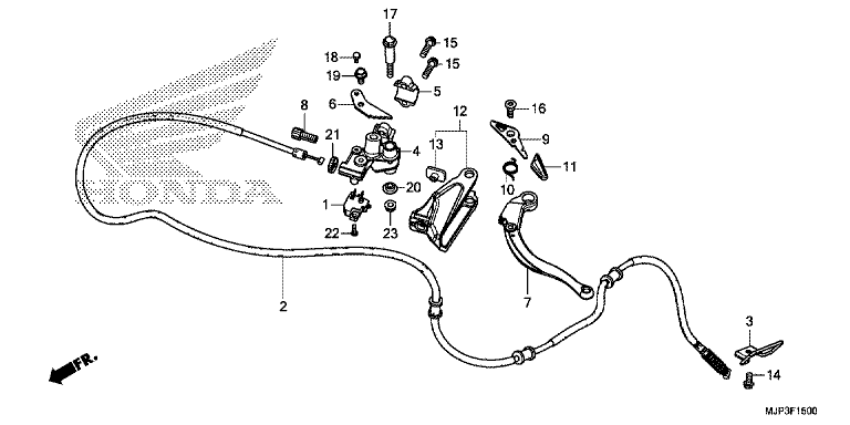 PARKING BRAKE LEVER