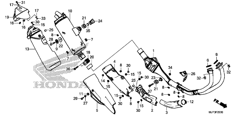 EXHAUST MUFFLER