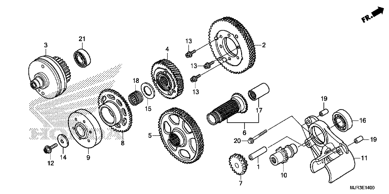 PRIMARY DRIVE GEAR
