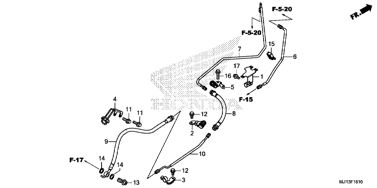 REAR BRAKE HOSE