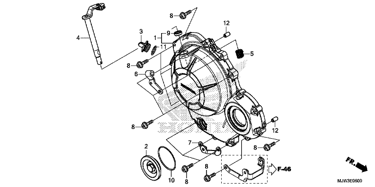 RIGHT CRANKCASE COVER