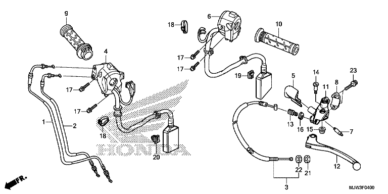 HANDLE LEVER/SWITCH/CABLE