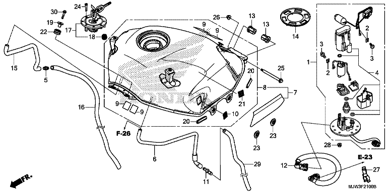 FUEL TANK/FUEL PUMP