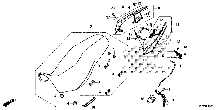 SEAT/REAR GRIP