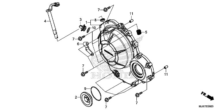 RIGHT CRANKCASE COVER