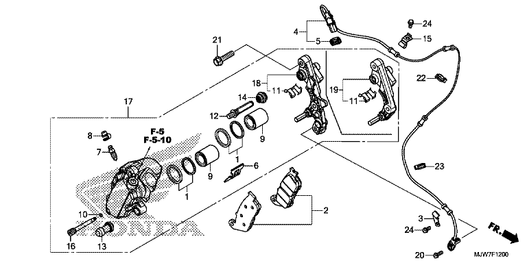 FRONT BRAKE CALIPER