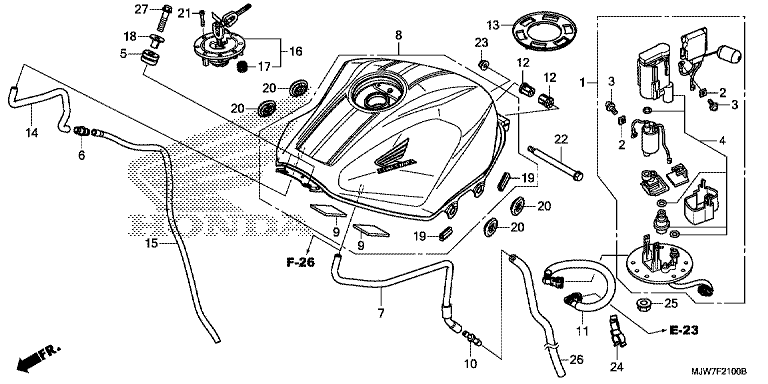 FUEL TANK/FUEL PUMP