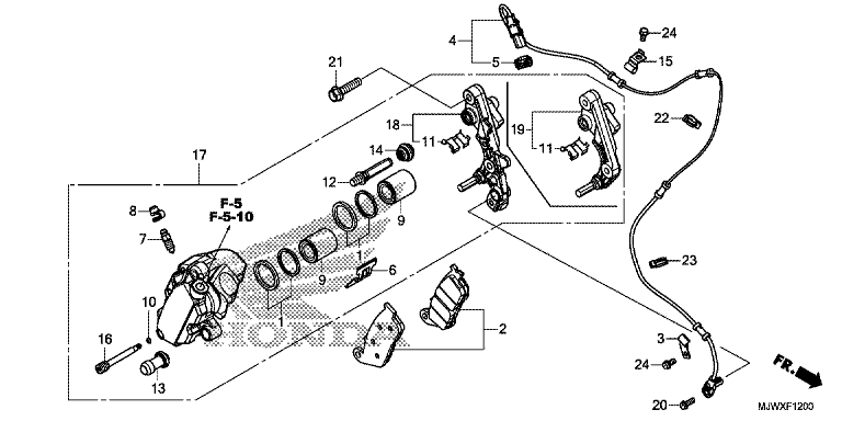 FRONT BRAKE CALIPER