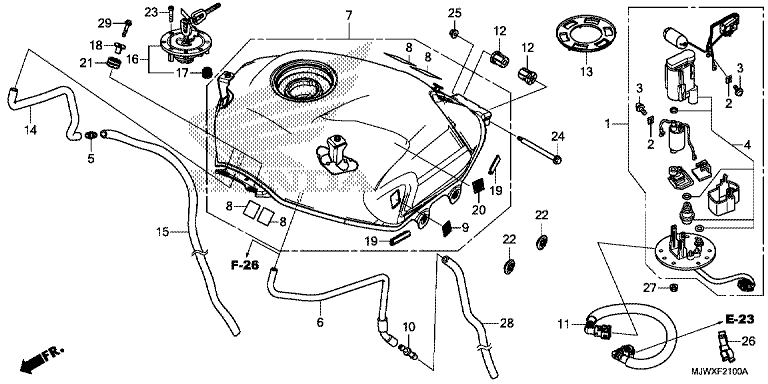 FUEL TANK/FUEL PUMP