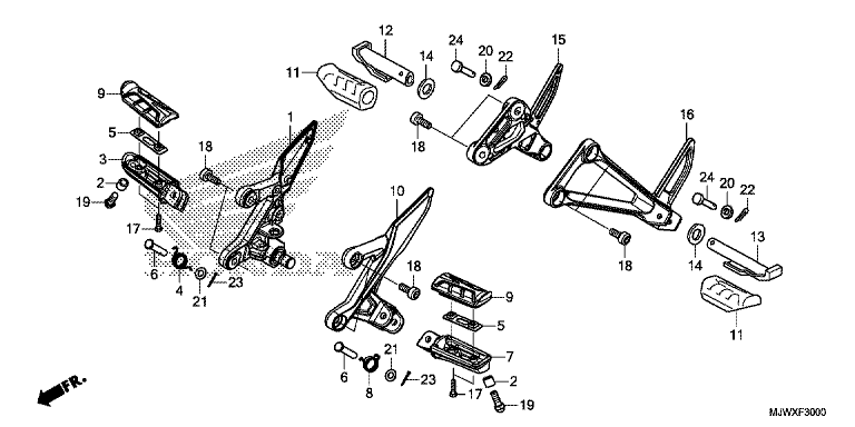 FOOTPEG/FOOTREST