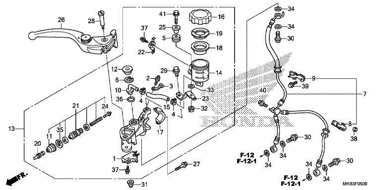 FRONT BRAKE MASTER CYLINDER (CBR1000RR/S)