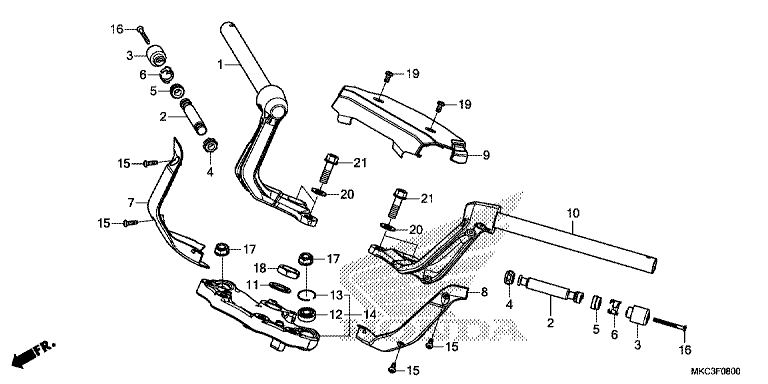 HANDLE BAR/TOP BRIDGE