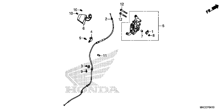 PARKING BRAKE LEVER