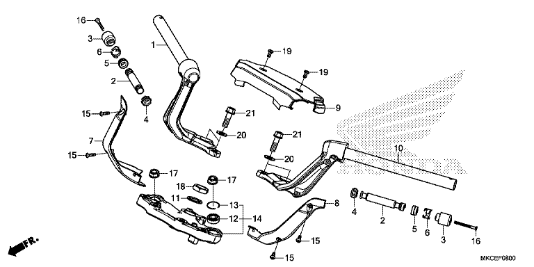 HANDLE BAR/TOP BRIDGE
