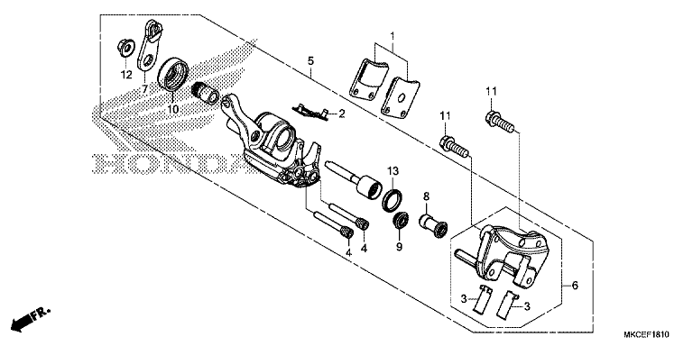 PARKING BRAKE CALIPER