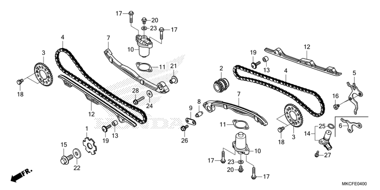 CAM CHAIN/TENSIONER