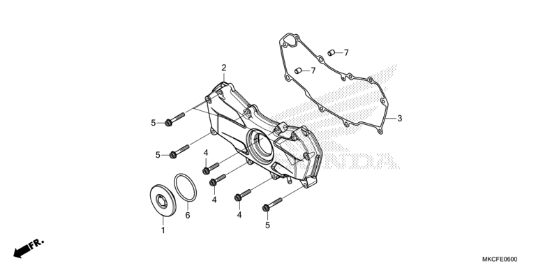 FRONT ENGINE COVER