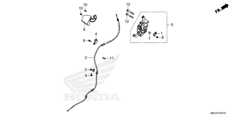 PARKING BRAKE LEVER