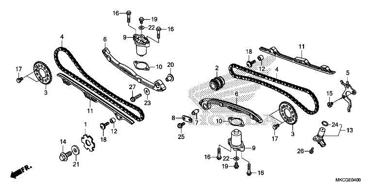 CAM CHAIN/TENSIONER