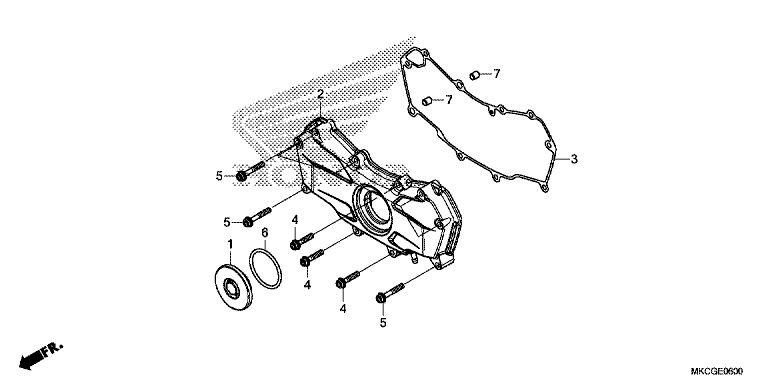 FRONT ENGINE COVER