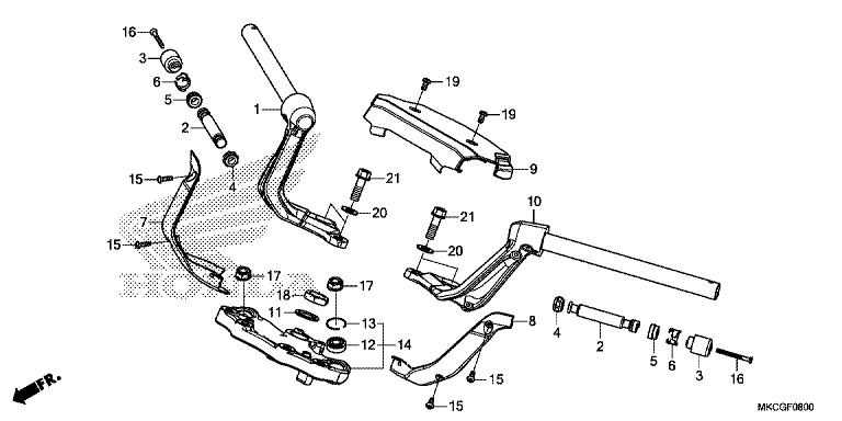 HANDLE BAR/TOP BRIDGE