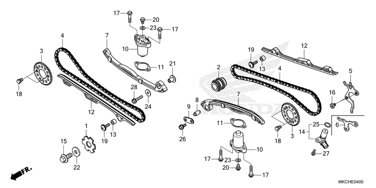 CAM CHAIN/TENSIONER