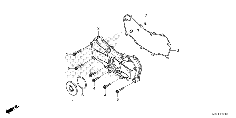 FRONT ENGINE COVER