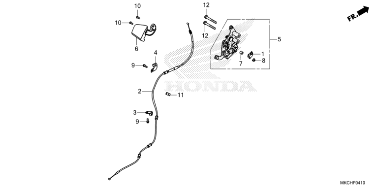 PARKING BRAKE LEVER