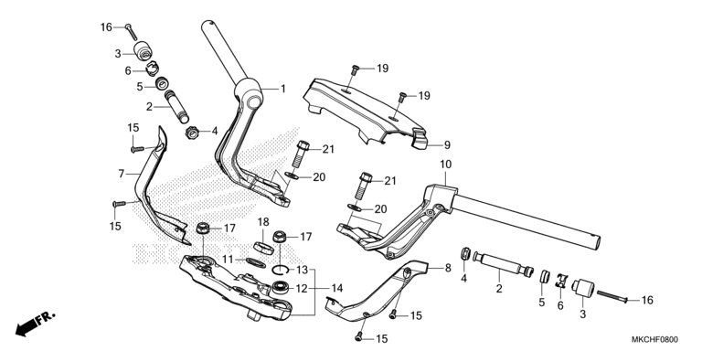 HANDLE BAR/TOP BRIDGE