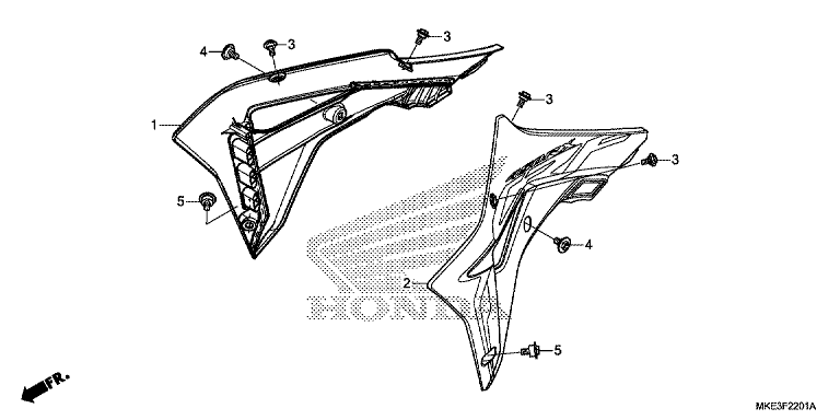 RADIATOR SHROUD (CRF450RX)