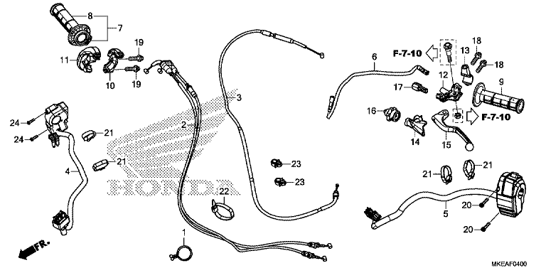 HANDLE LEVER/SWITCH/CABLE