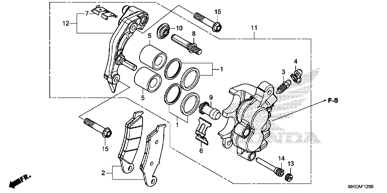 FRONT BRAKE CALIPER