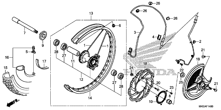 FRONT WHEEL