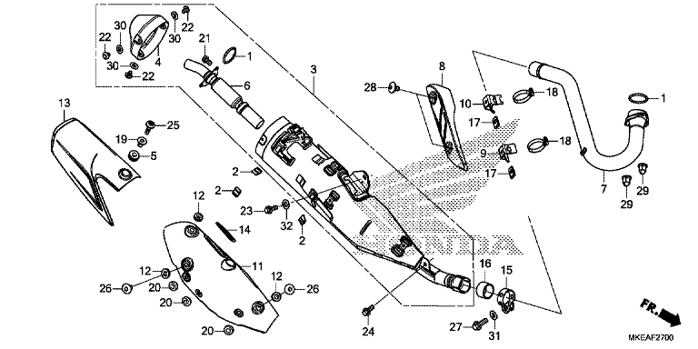 EXHAUST MUFFLER