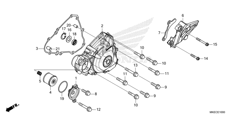 LEFT CRANKCASE COVER