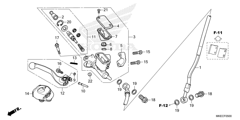 FRONT BRAKE MASTER CYLINDER