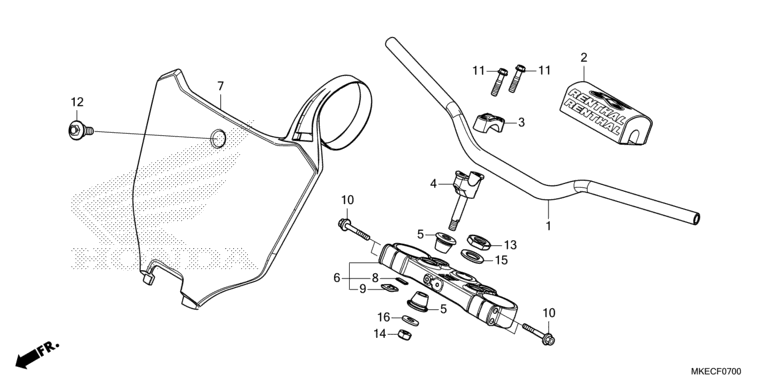 HANDLE BAR/TOP BRIDGE