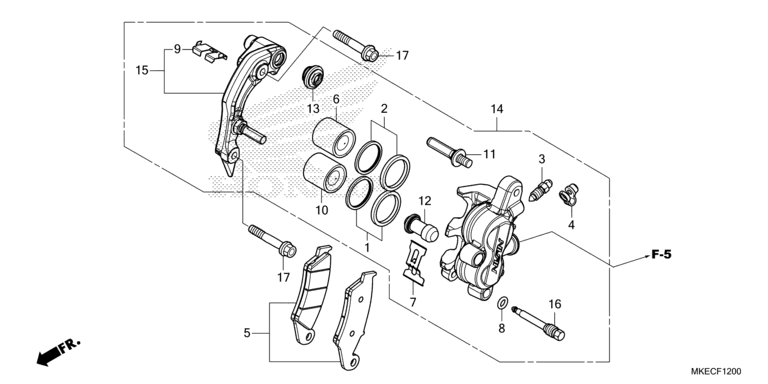 FRONT BRAKE CALIPER