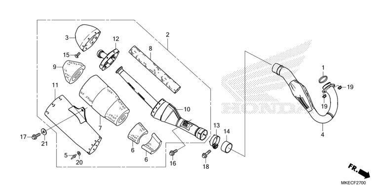 EXHAUST MUFFLER