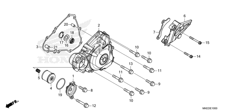 LEFT CRANKCASE COVER