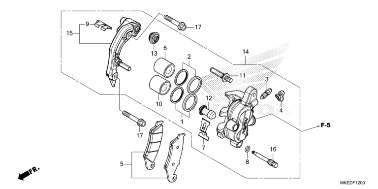 FRONT BRAKE CALIPER