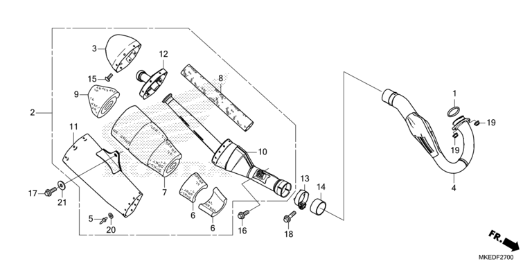 EXHAUST MUFFLER