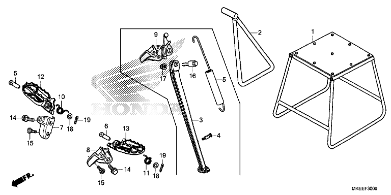 FOOTPEG/FOOTREST/STAND