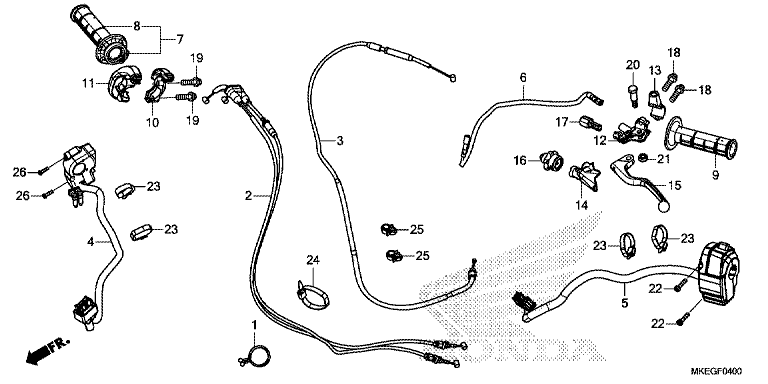 HANDLE LEVER/SWITCH/CABLE